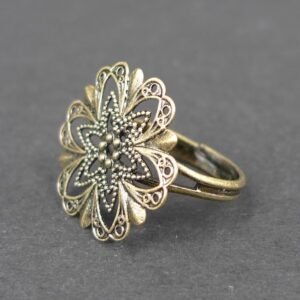 Antik bronzefarvet metal