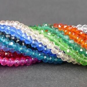 2x3mm facet rondeller