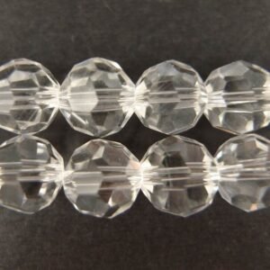 6-8mm facetterede glasperler