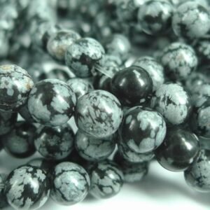 Snowflake obsidian 8mm