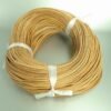 Lædersnøre natur 2mm (pris pr. meter)