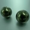 Swarovski perler, dark green 10mm(4stk)