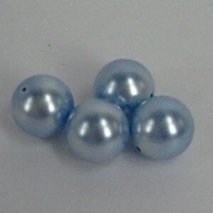 Swarovski perler, light blue 10mm(4stk)