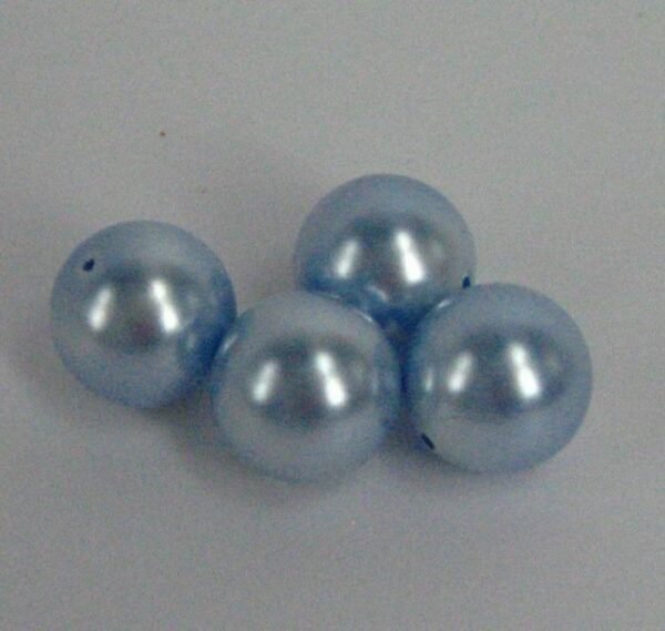 Swarovski perler, light blue 8mm(4stk)