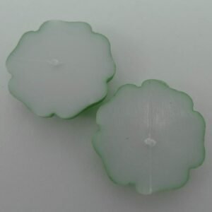 Metallic grønne resin blomster