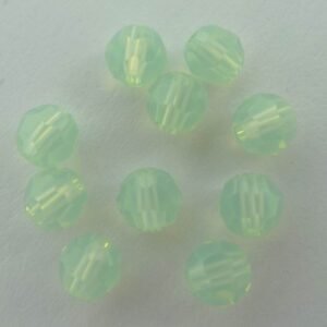 Swarovski rund facet, chrysolite opal 4mm