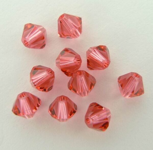 Swarovski bicone, padparadscha 4mm (10stk)