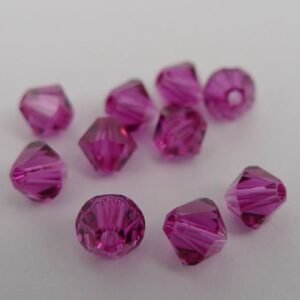 Swarovski bicone, fuchsia 4mm(10stk)