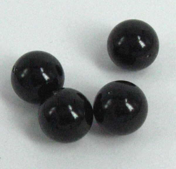 Swarovski perler, mystic black 10mm(4stk)