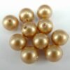Swarovski perler, vintage gold 6mm(10stk)