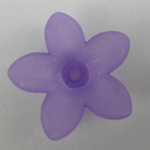 Acryl edelweiss, lilla(20stk)