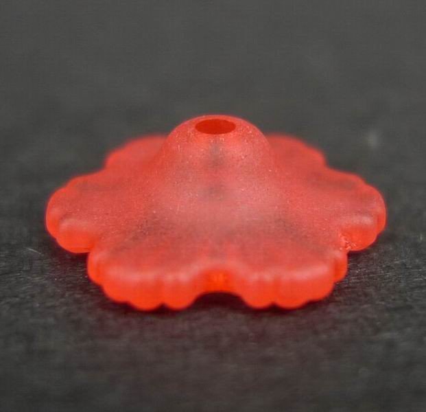 *Fine 11mm mixcolor blomster i acryl(100stk)