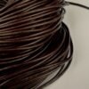 5meter Lædersnøre brun 2½mm