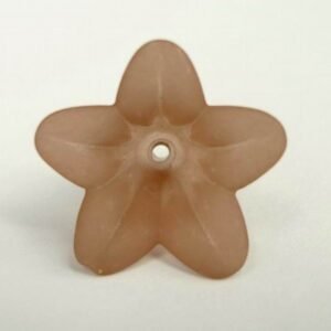 12x18mm blomster, brune(10stk)