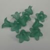 12x18mm blomster, grønne(10stk)