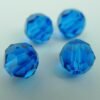 Swarovski rund facet, capri blue 6mm(4stk)