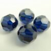 Swarovski rund facet, dark indigo 8mm(4stk)