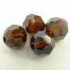 Swarovski rund facet, mocca 6mm(4stk)