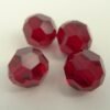 Swarovski rund facet, siam 8mm(4stk)