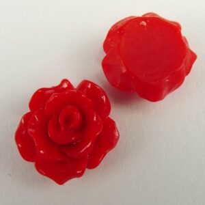 11mm roser, Rød 10stk