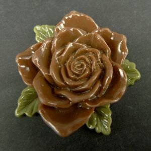 Stor brun resin rose