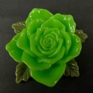 Stor grøn resin rose