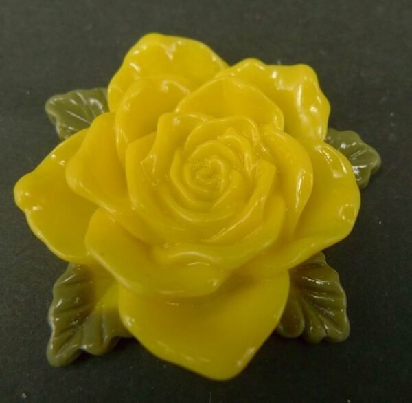 Stor gul resin rose