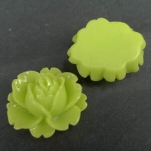 Medium, lys lime resin roser