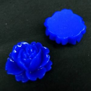 Medium, blå resin roser