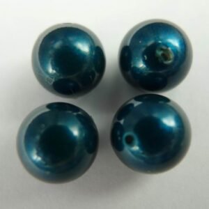 Swarovski perler, petrol 8mm(4stk)