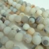 Lys agat, mat 10mm