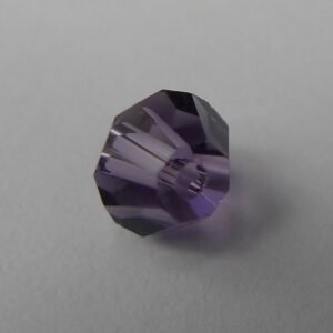 20stk Purple bicone glasperler 4mm.