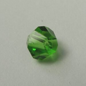 20stk Spring green bicone glasperler 4mm.