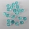 20stk Light blue bicone glasperler 4mm.