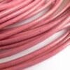 5meter Lædersnøre soft pink 2mm