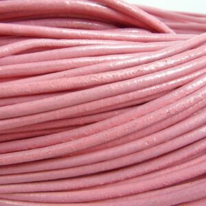 10meter Lædersnøre pink 3mm