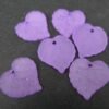 Lilla blade i acryl (25stk)