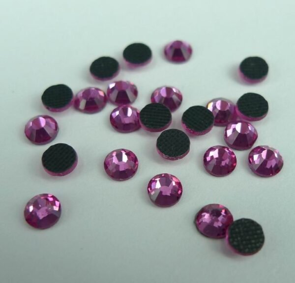 Pink Hotfix rhinsten 3,9mm(100stk)