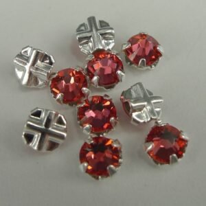 Swarovski montees, padparadscha 3,9mm