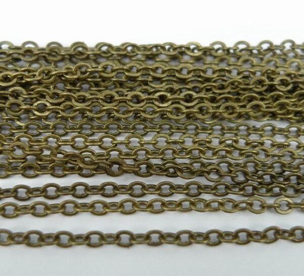 'Bronze' ankerkæde, 2½mm(1 meter)