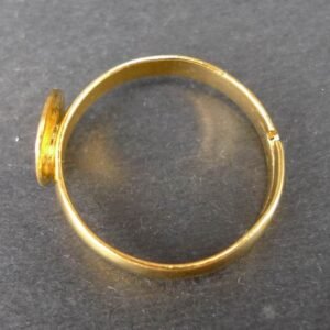 *FG Fingerring med 8mm plade(10stk)