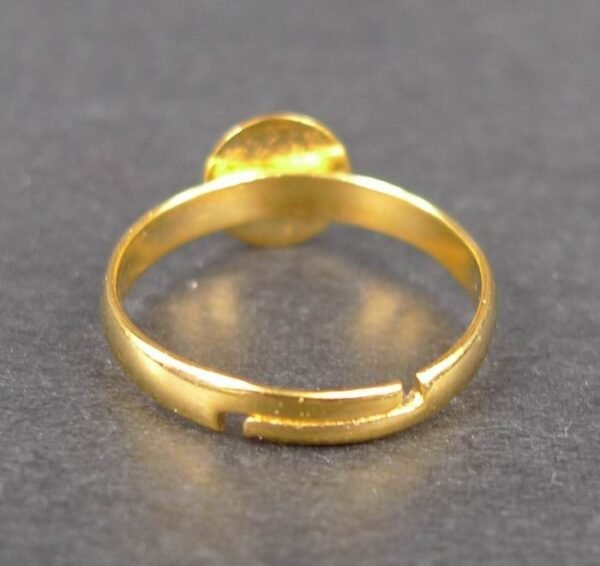 *FG Fingerring med 8mm plade(10stk)