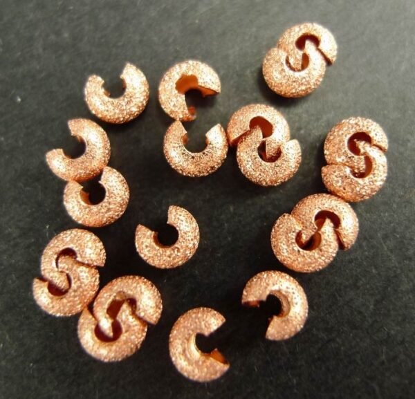 4mm stardust Klemmeskjulere, kobber(20stk)
