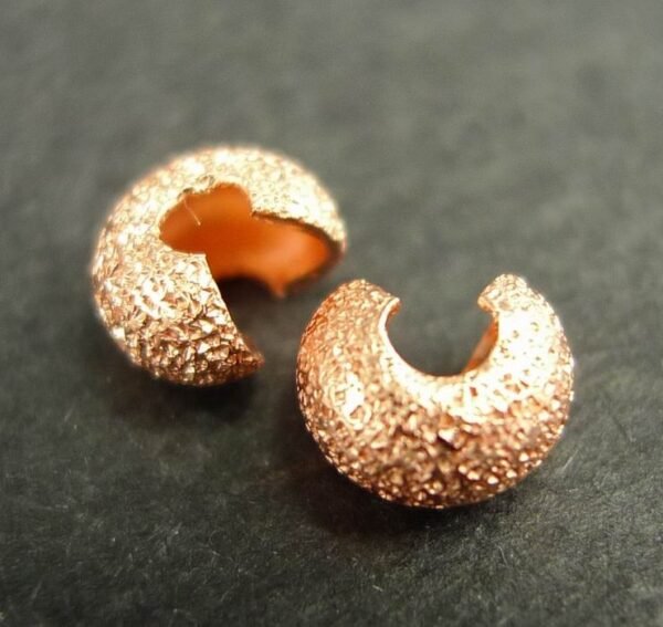 4mm stardust Klemmeskjulere, kobber(20stk)