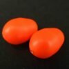 Swarovski dråber, Neon orange 8x11mm(2stk)