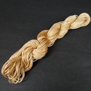 Nylon snøre camel, 1,2 mm. (pris pr. bundt)