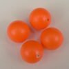 Swarovski anborede, neon orange 6mm.(2stk)