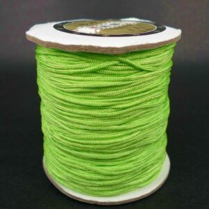 *Nylon snøre Neon Grøn, 1,2mm(pris pr.rulle)