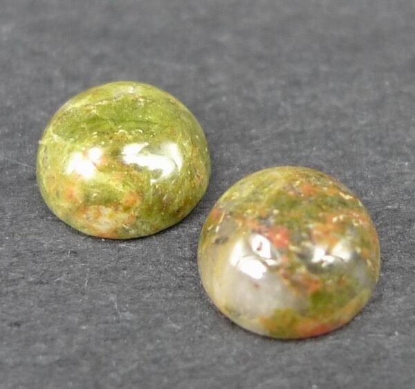 8mm Runde unakit cabochoner