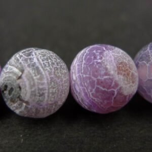 Lilla agat, mat 10mm